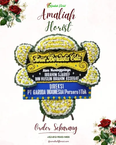 Papan Bunga Duka di Gasol