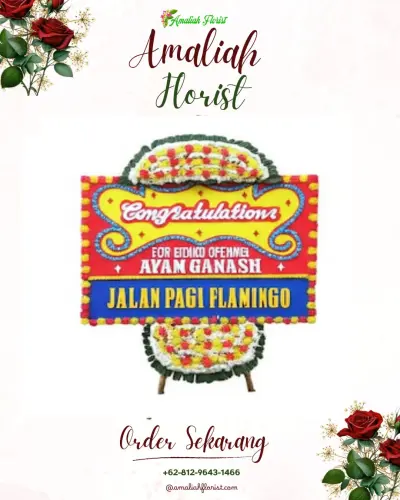 Bunga Papan Congratulation di Gasol